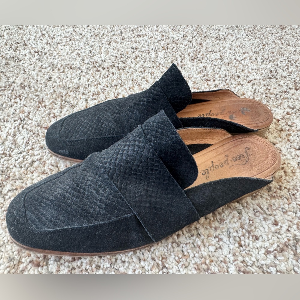 Free People At Ease Embossed Mules